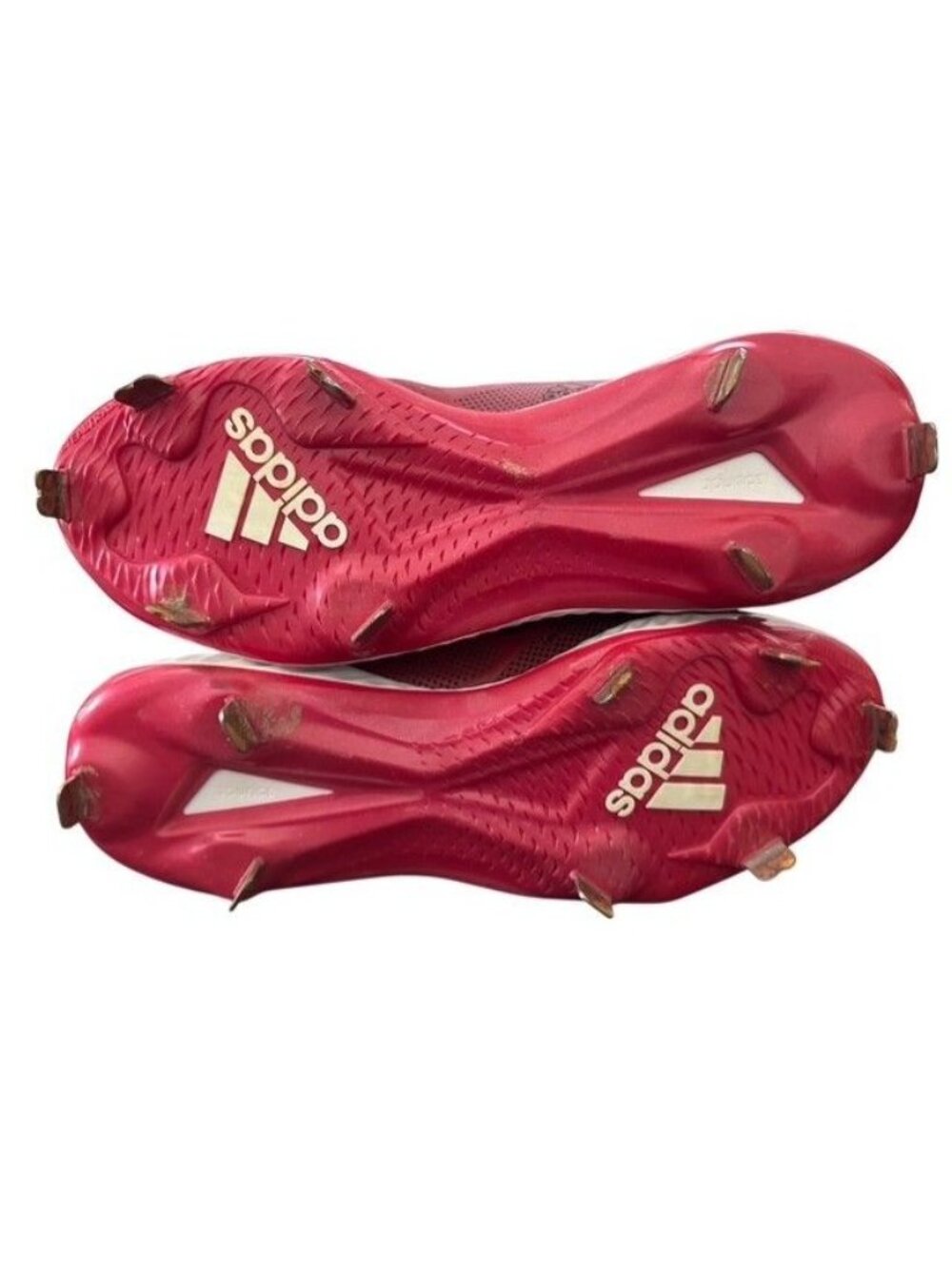 Adidas ICON 6 Metal Baseball Cleats ‘Power Red Black’ FV9348 Men's 9 New / Other - Picture 7 of 11